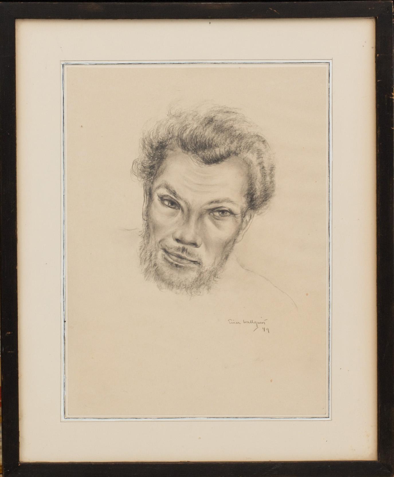 EINAR WALLQUIST,  drawing, signed and dated -49.