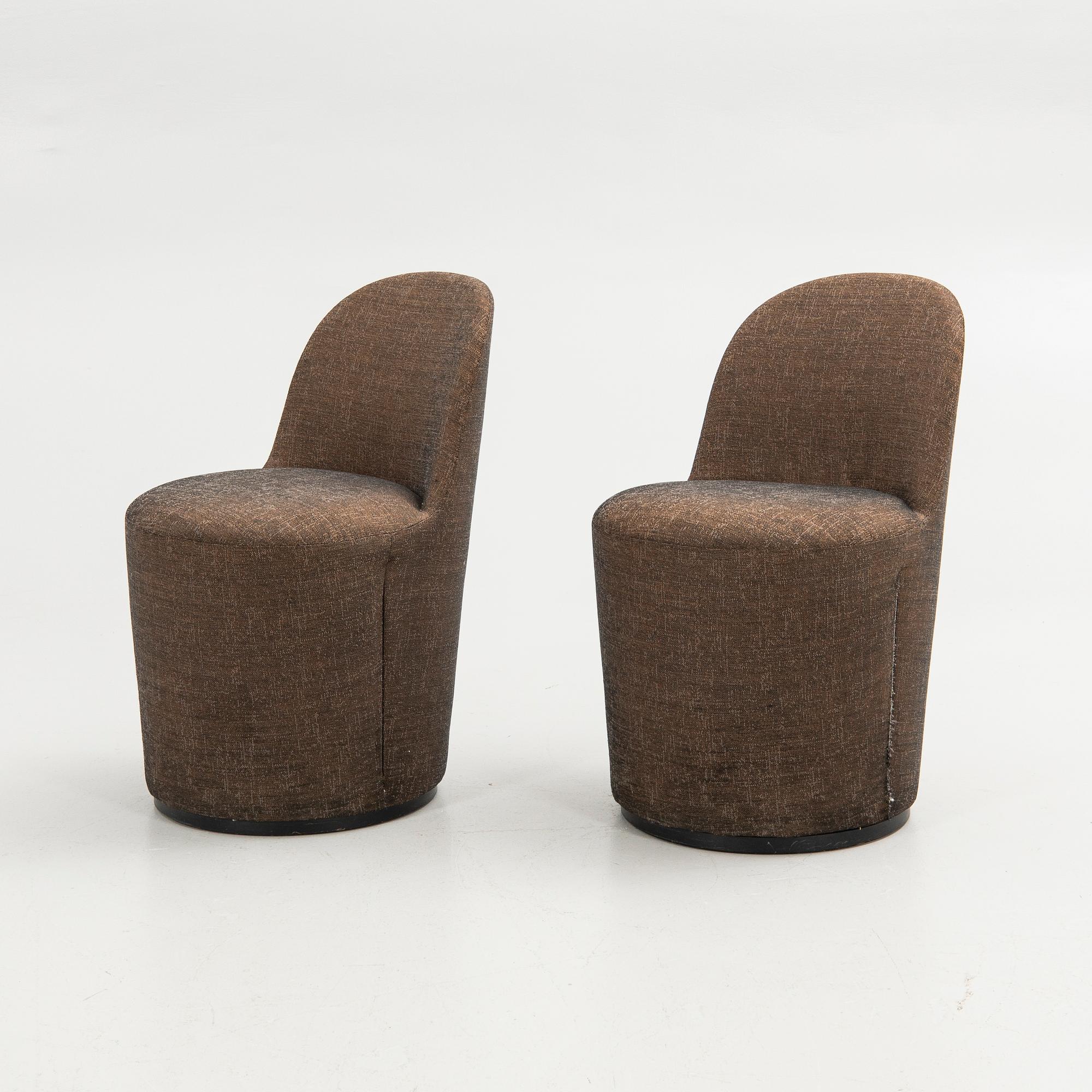 GamFratesi, chairs, a pair, "Tail Chair", Gubi, Denmark.