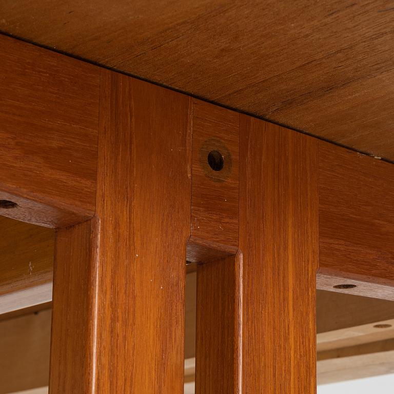 A teak dining table, 1960's.