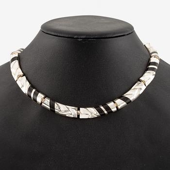 Lapponia, necklace silver and wood.