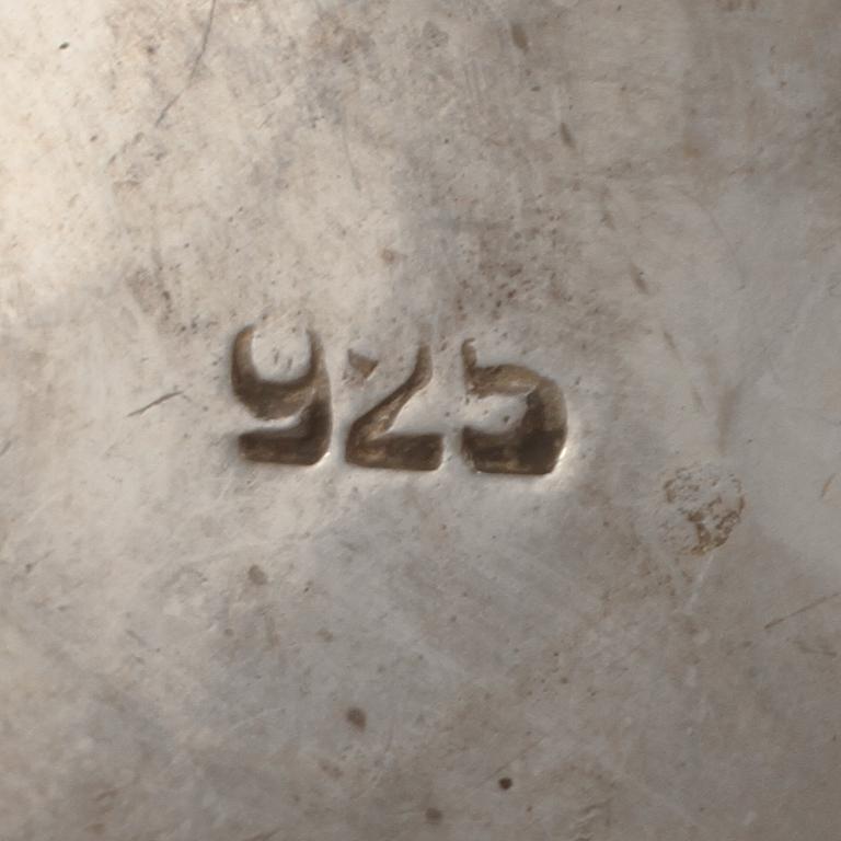 PARTI SILVER, 3 delar, 1900-tal. Total vikt 75 g.