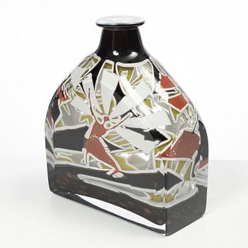 Helén Krantz, vaser, ett par, glas.