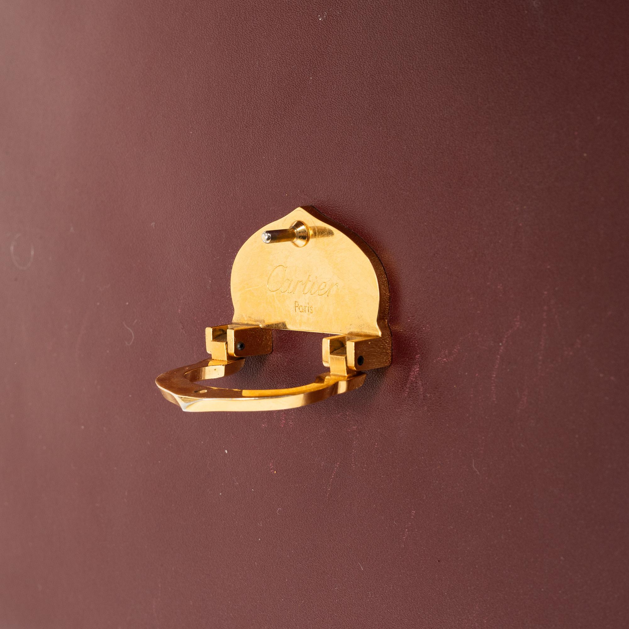 Cartier, A vintage leather bag.