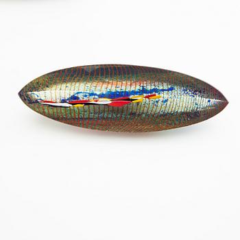 Bertil Vallien, sculpture, 2 pcs, glass, Kosta Boda.