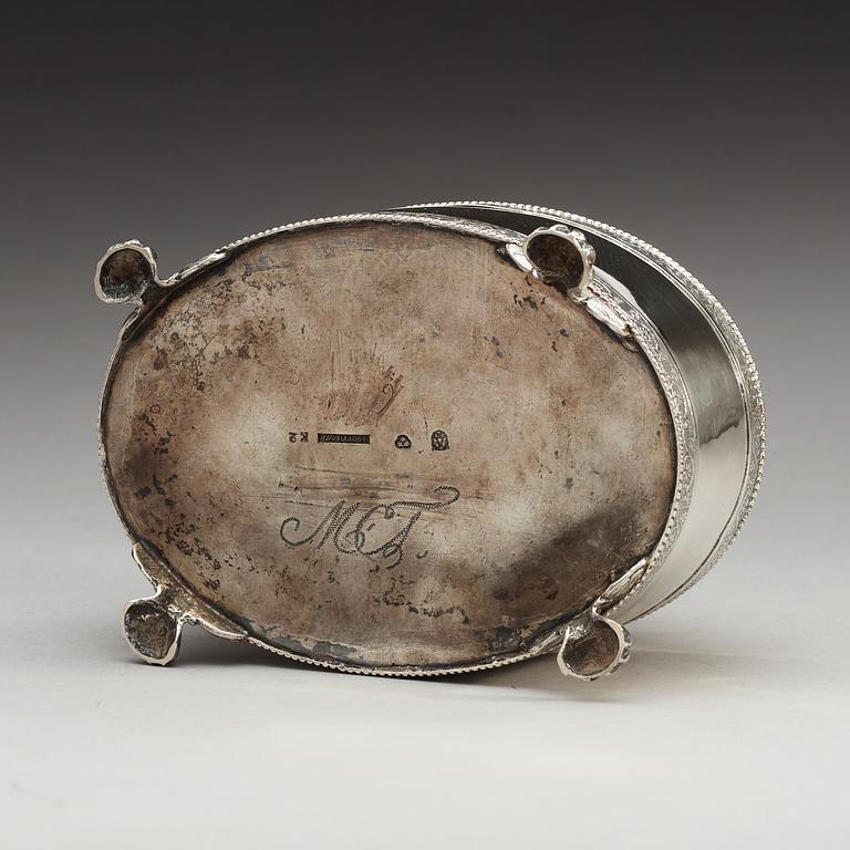 SOCKERSKRIN, av Nils Tornberg, Linköping, 1792. Gustavianskt.