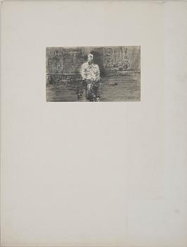 ROJ FRIBERG, blyertsteckning, monogramsignerad och daterad -64.