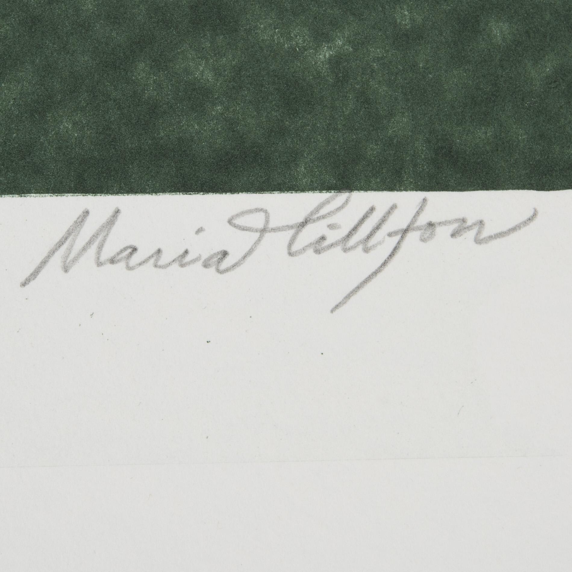 MARIA HILLFON, färglitografier, 5 st, signerade och numrerade.