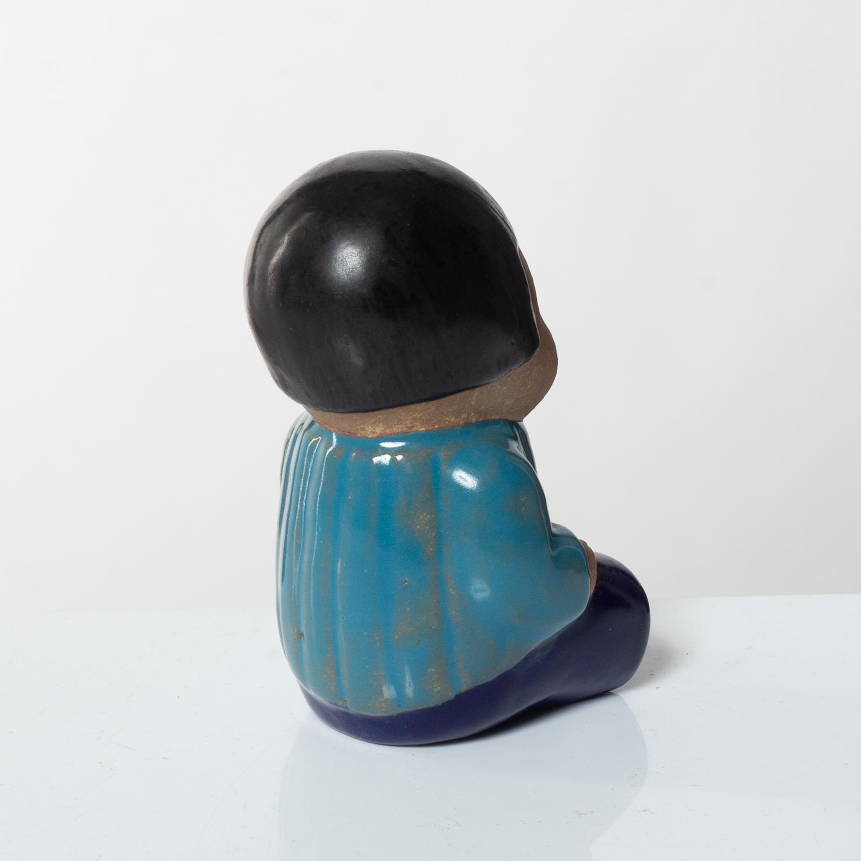 Lisa Larson, figurines, 8 pcs, "Children of the World", Gustavsberg.