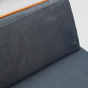 Peter Hvidt & Orla Mølgaard Nielsen, a corner sofa with table, three pieces, 'Minerva', France & Daverkosen, Denmark, 1950s/1960s.
