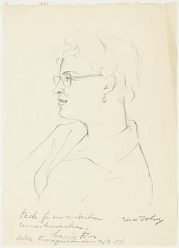 Einar Jolin, Portrait of Tatiana Angelini-Jolin.