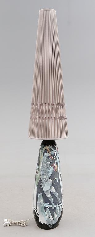 GOLVLAMPA, keramik, Marian Zawadzki, Tilgmans, 1959.