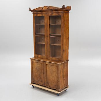 Bookcase, late Empire style, mid-19th century.