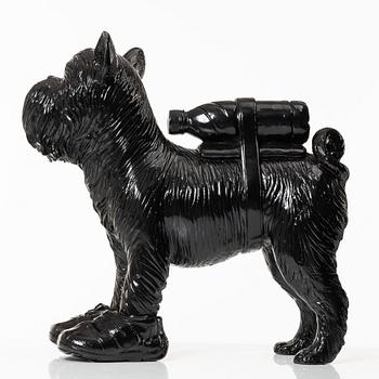 William Sweetlove, "Cloned Griffon Bruxellois with pet bottle" (Black).