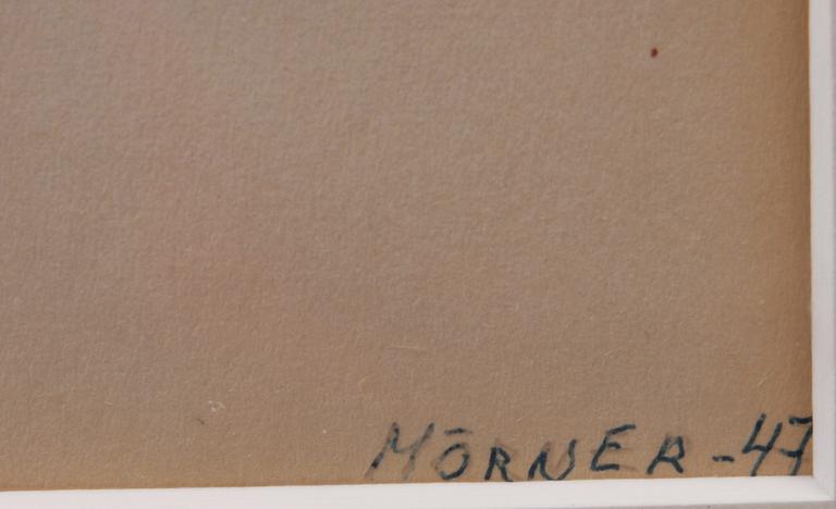 STELLAN MÖRNER, tuschteckning, sign o dat -47.