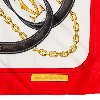2 Cartier scarves.