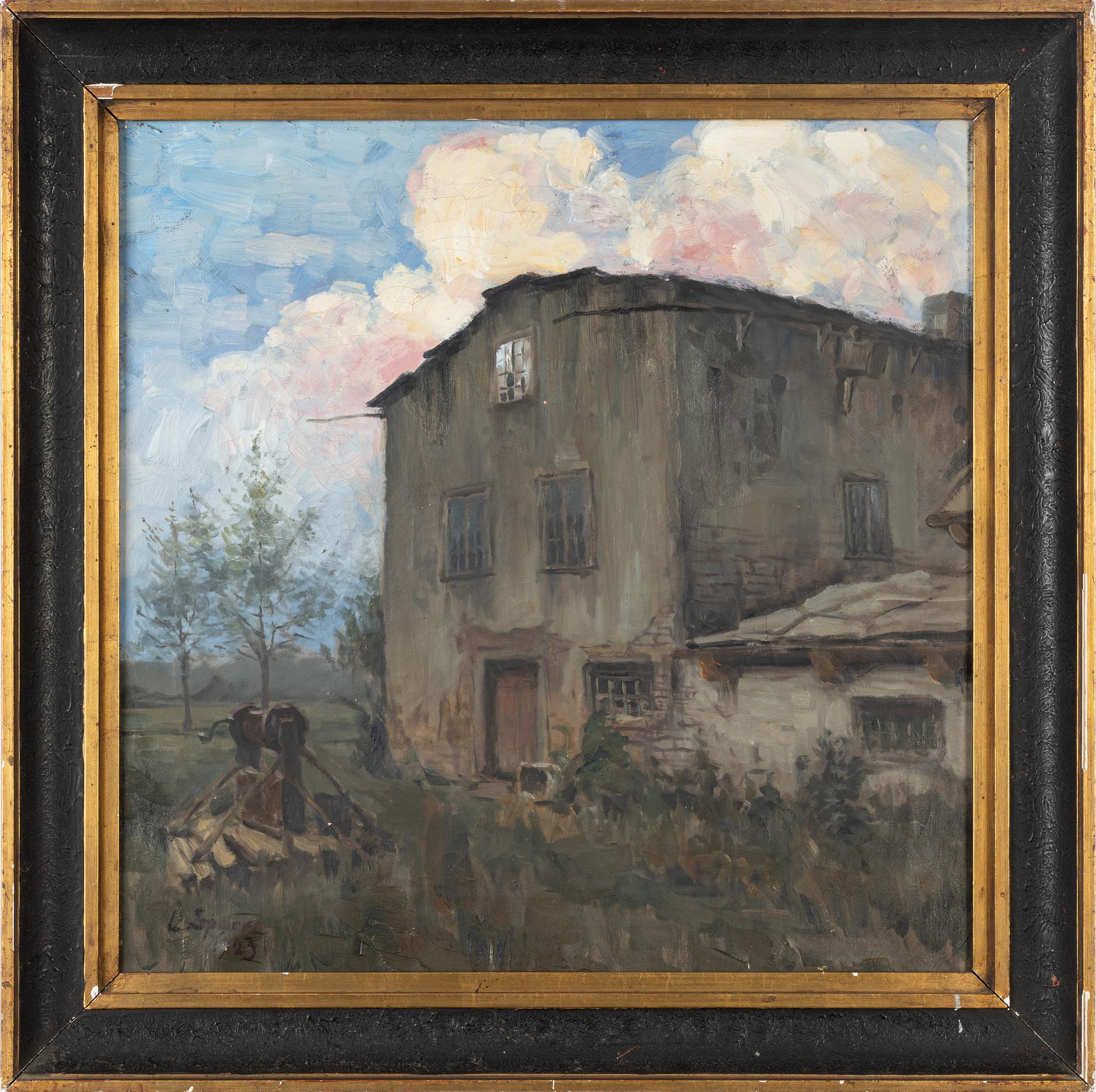 Louis Sparre, olja på duk, signerad L. Sparre och daterad 1923.