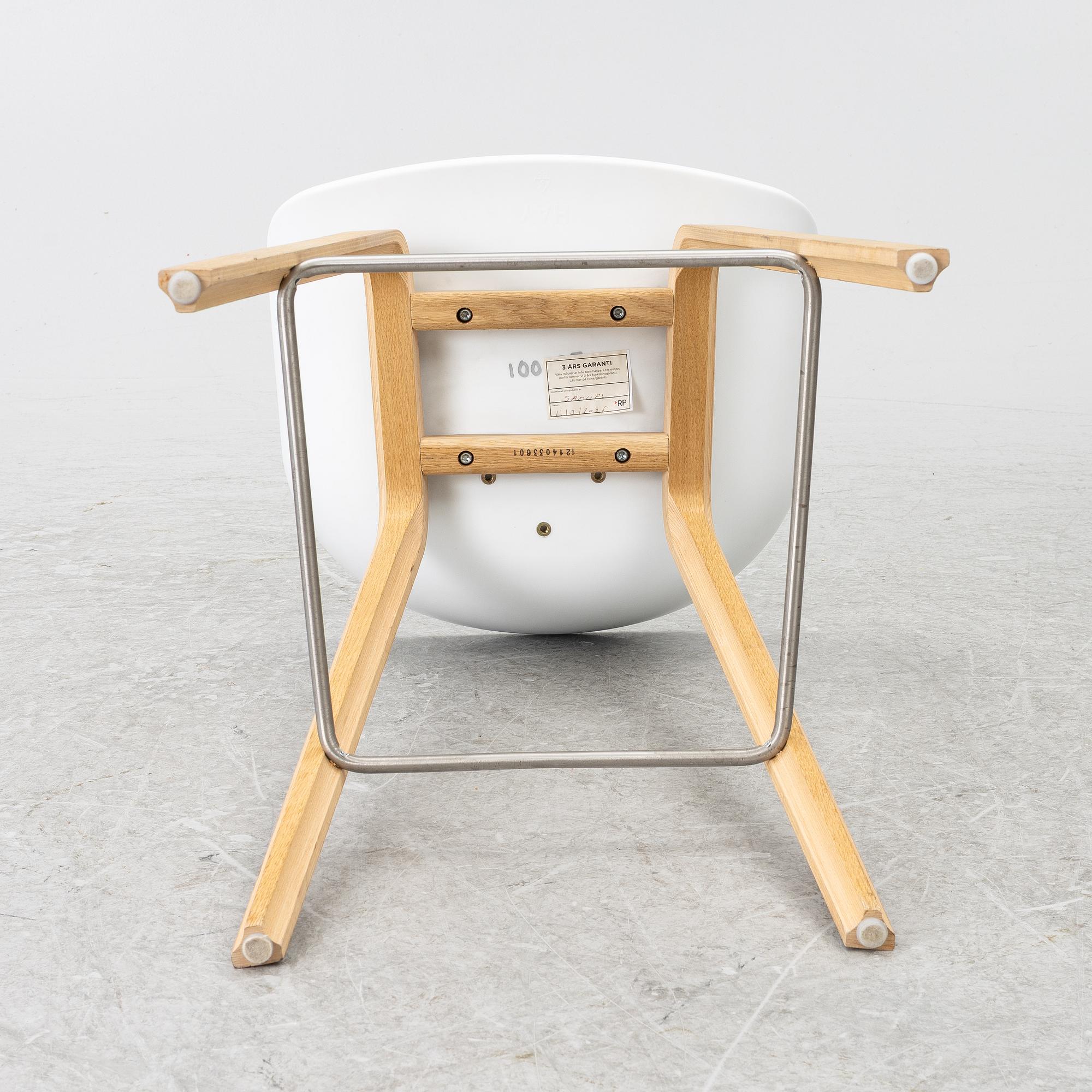 Hee Welling, four bar stools, 'AAS 32', HAY, Denmark.