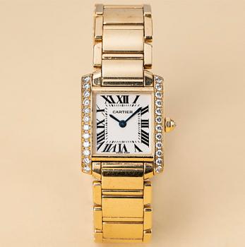 1108. Cartier, Tank Française, ca 2000.