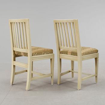 STOLAR, 2 st snarlika, allmoge, gustaviansk, sk. Leksand, 1800-tal.