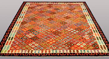 A RUG, kilim, ca 241 x 209 cm.