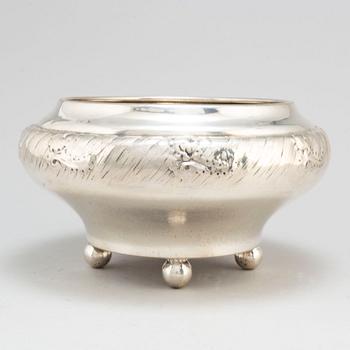 K. ANDERSON, jardiniär, silver, jugend,  Stockholm, 1917.