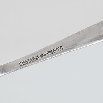 Jacob Ängman, a silver cutlery, "Rosenholm", GAB, Eskilstuna and Stockholm (53 pieces).