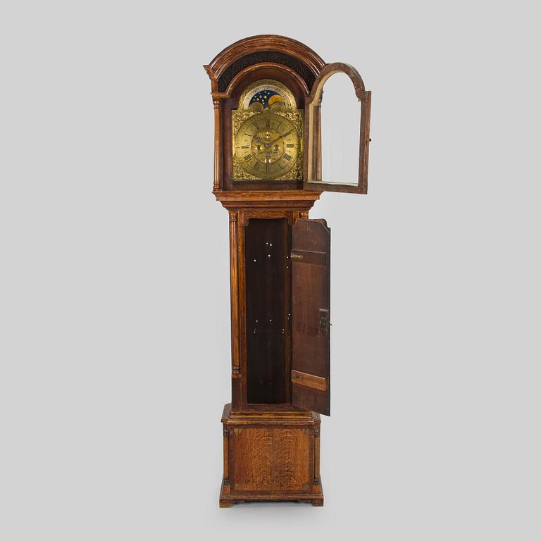 Longcase clock by Matthew Bushel, Aston England.