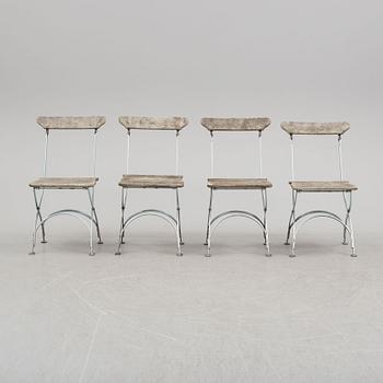 FÄLLSTOLAR, 4 stycken, bryggerimodell, Grythytta, 1900-talets slut.