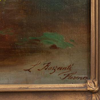 LICINIO BARZANTI, olja på duk, sign.