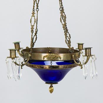 A pendant ceiling lamp, early 20th century.