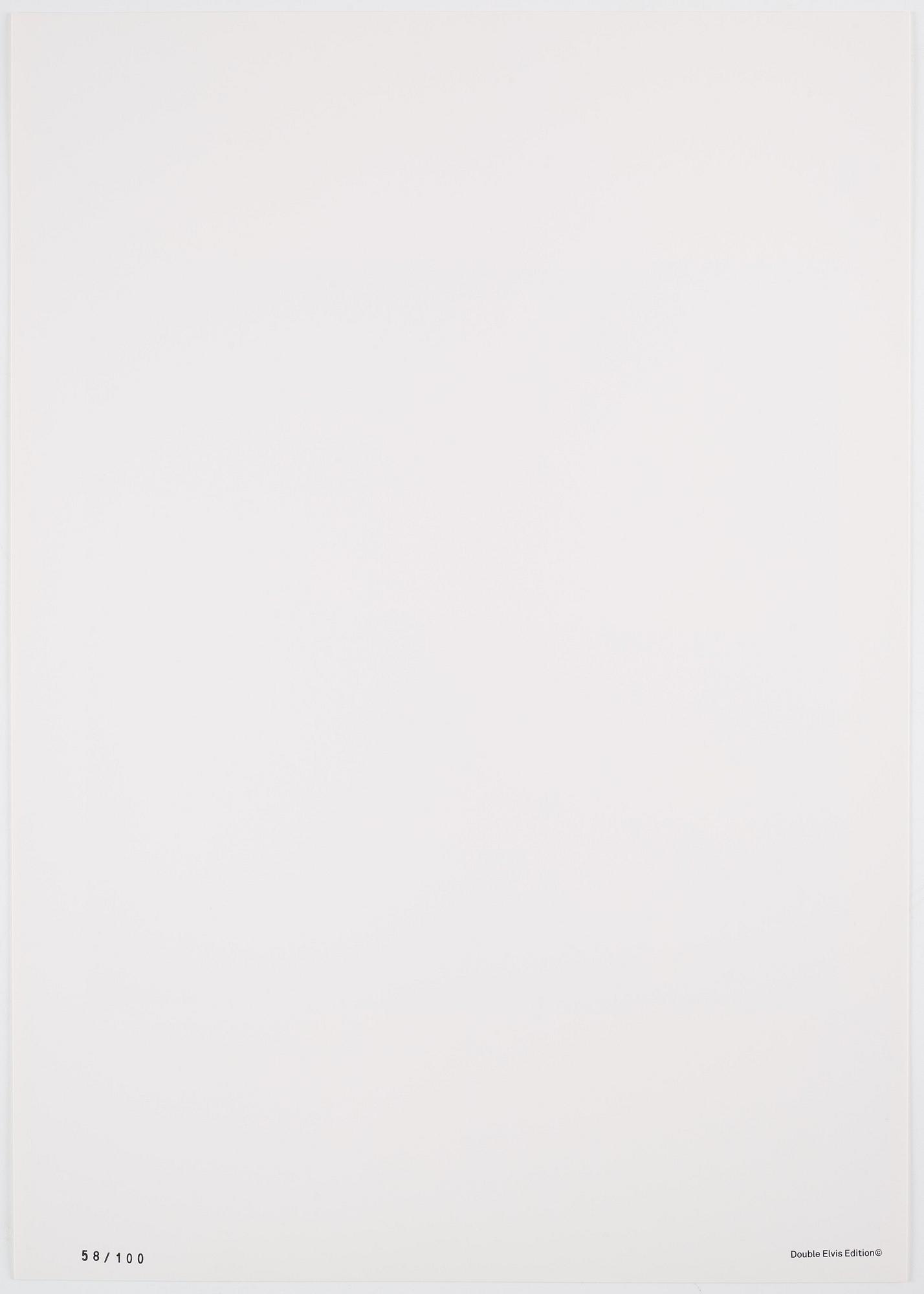 Double Elvis Edition Portfolio, 2010.