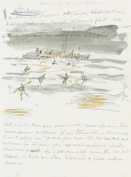 Gösta Werner, "Bärgning el sjöröveri".