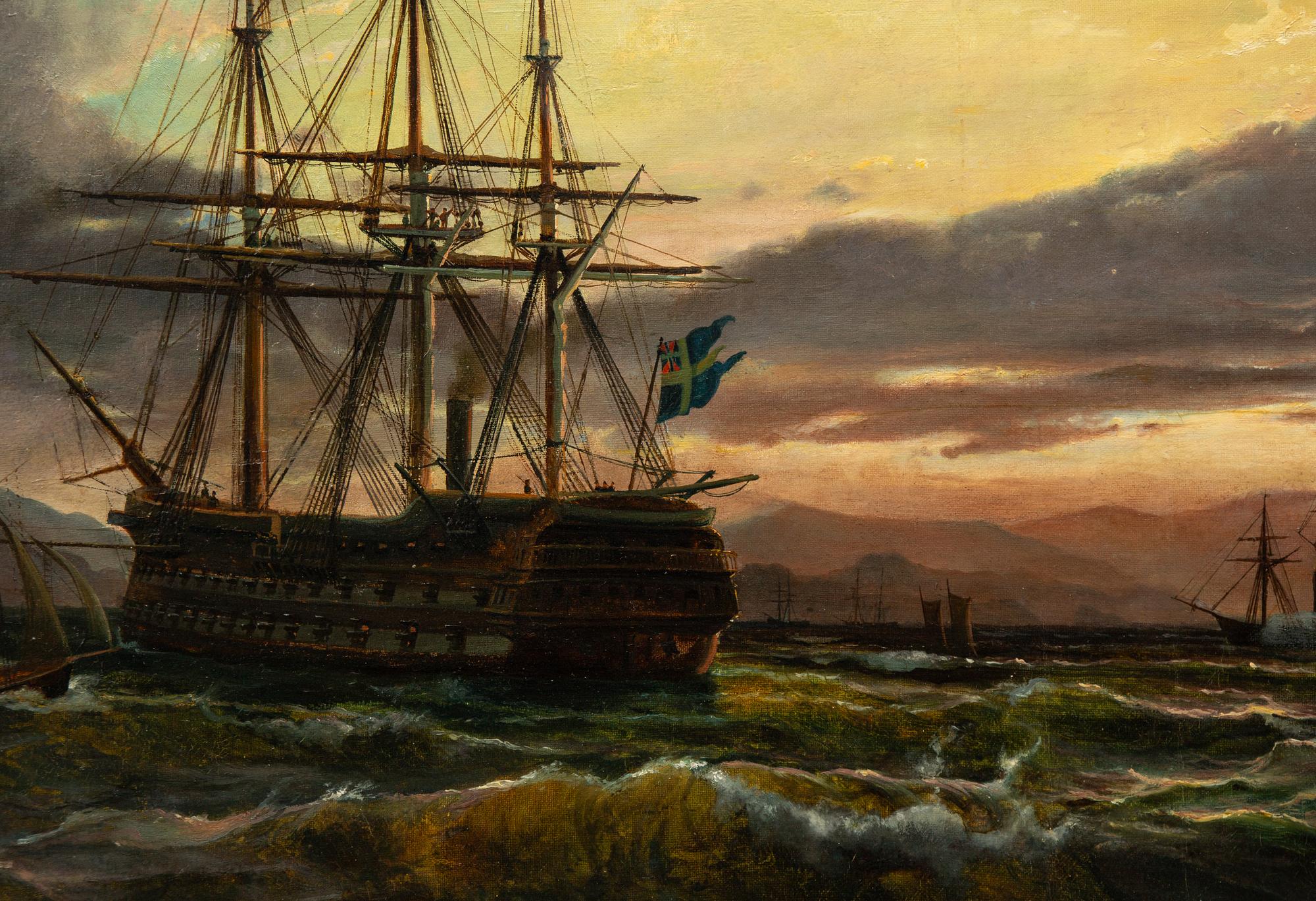 Adolf Nordling, Marin med svenskflaggade fartyg.