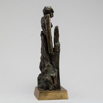 UNKNOWN ARTIST 20TH CENTURY, Sculpture, bronze, signed with monogram. Numbered I/VII. Height 35 cm.