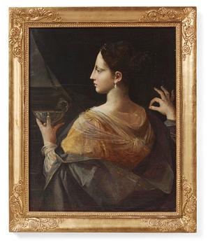 Donato Creti, attributed to, Woman with a cup, possibly Cleopatra.