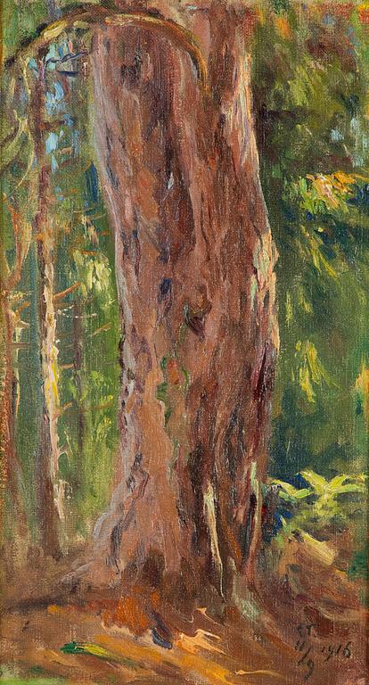 Erik Tryggelin, Tree trunk.