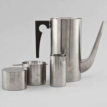 SERVISDELAR, 4 st, rostfritt stål, "Cylinda Line", Arne Jacobsen, Stelton, Danmark, 1900-talets andra hälft.