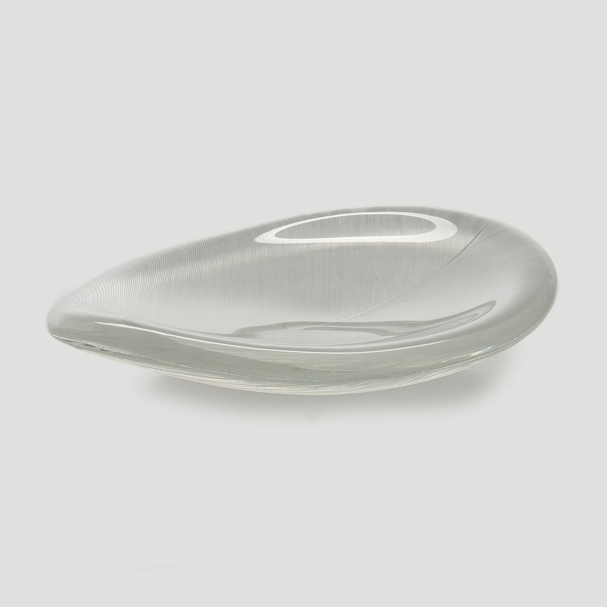 Tapio Wirkkala, Art glass, “Feather”, model 3869, signed Tapio Wirkkala Iittala -56.