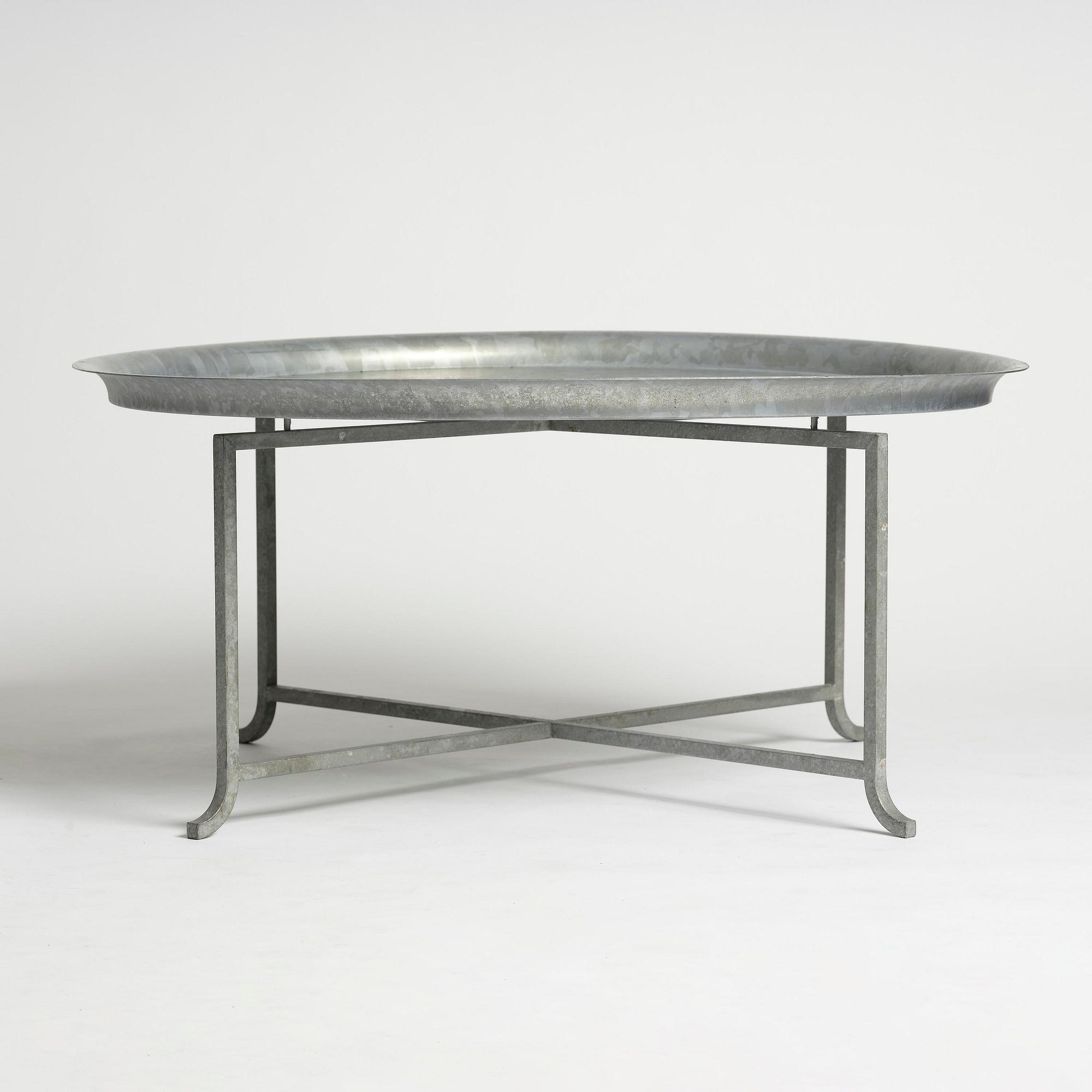 Per Öberg, a "Jeanette" coffee or garden table, ed. 10, Ambolt Smide for Interiör Plus, Stockholm, post 1993.