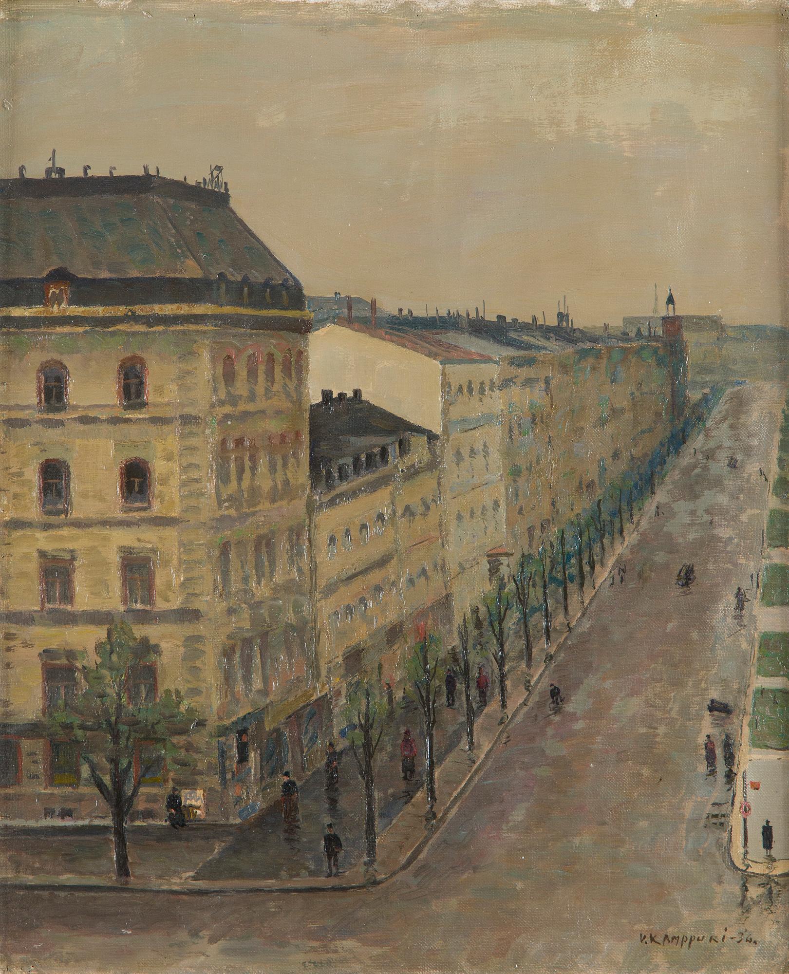 Väinö Kamppuri, Kaupunkinäkymä.