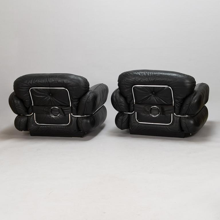 Kurt Hvitsjö, A pair of 1970's 'Hannibal' armchairs for Isku.