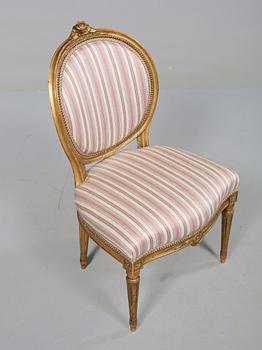 STOLAR, 4 st, gustaviansk stil, 1900-talets första hälft.