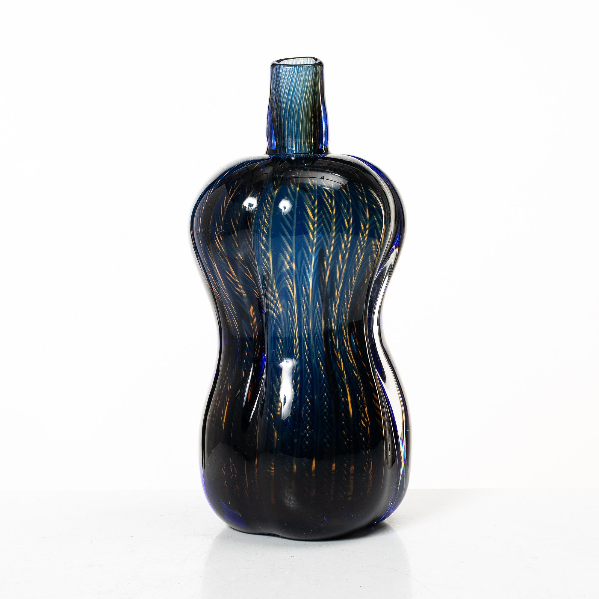 Edward Hald, vas, glas, slipgraal, Orrefors 1973.