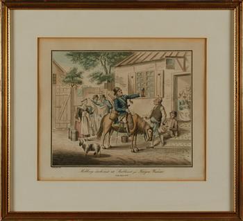 ELIS CHIEWITZ, efter, 12 st, etsningar.