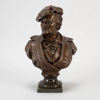 S. ALLEGRO, 19th Century, sculpture, bronze, signerad.
