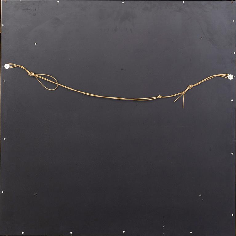 A 1970'S WALL MIRROR.