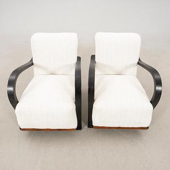 Fåtöljer ett par Art Deco 1900-talets första hälft.