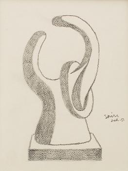 LARS ENGLUND, Pencil, signed anda dated -51.