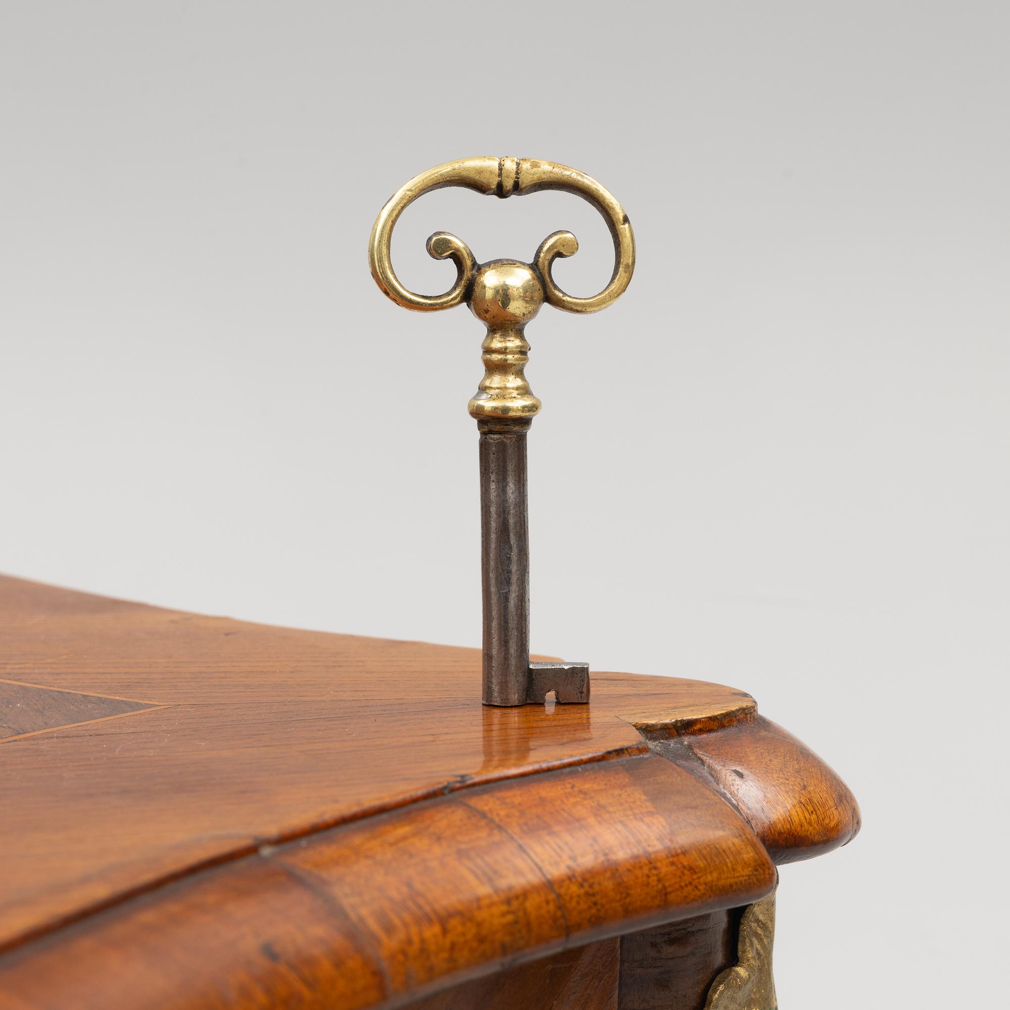 A Rococo chest of drawers, second half of the 18th century.