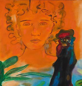 Mariano Rodriguez, Woman and rooster.
